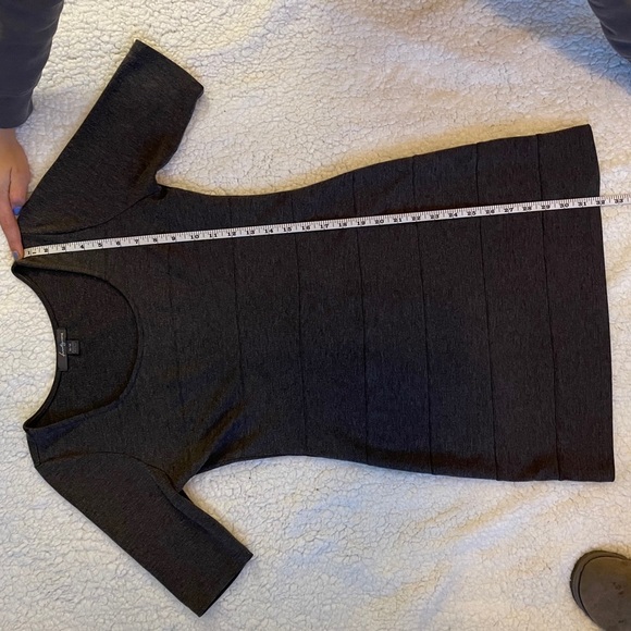 Grey Sweater Dress - Picture 3 of 4